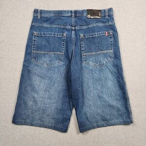 Vintage Southpole Shorts 40 Baggy Denim Jorts Jean Skate Grunge Red Tab Y2K